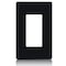 Faith Black 1-Gang Decorator Screwless Wall Plates Child Safe Outlet Covers, USB Receptacle, 120PK SWP1-BK-120 - alternate 2
